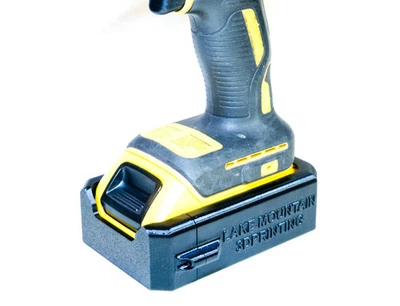 LAKE MOUNTAIN 3DPRINTING Magnetic Battery Boot for Dewalt 20V – Protective Case for 2.0Ah/1.5Ah Batteries