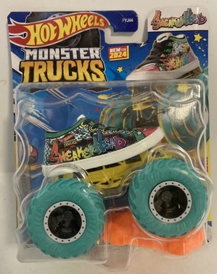 NEW 2024 Hot Wheels Monster Trucks SneakerHead Shoe Truck 1:64 ~ SAME DAY SHIP
