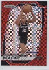 2024-25 Panini Prizm Red Power Prizm 53/75 Jeremy Sochan #23 6fs