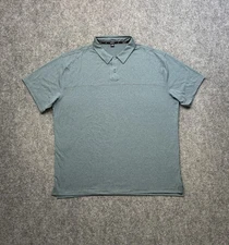 Public Rec Polo Shirt Mens 2XL Blue Performance Stretch Athletic Golf Casual