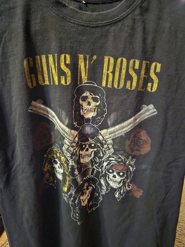 Guns N Roses - Not In This Lifetime Tour Black T Shirt - XL Faded - Picture 2 of 6