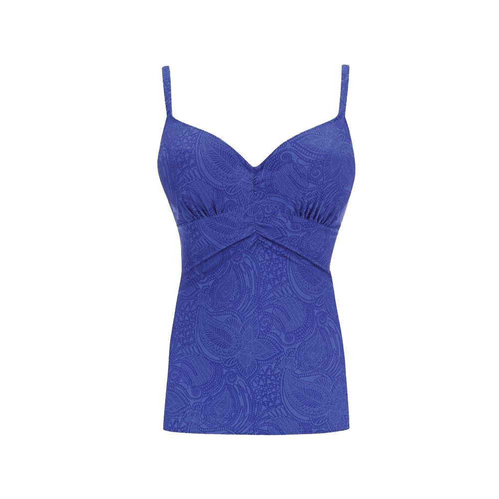 Fantasie Lombok FS6009 W Underwired Tankini Top Blue (MEE) 32E