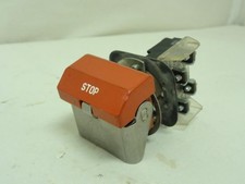 202654 Old-Stock; Allen-Bradley 800H-WK61 Flip Lever Operator Switch; 1-NO; 1-NC