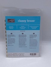 Stampin Up Classy Brass Exclusive Embossing Template PRICELESS 109541