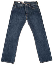 Neu Etikett Herren Levis Big E Premium Stretch Jeans 501 in Blau Gr. W 32 / L 30