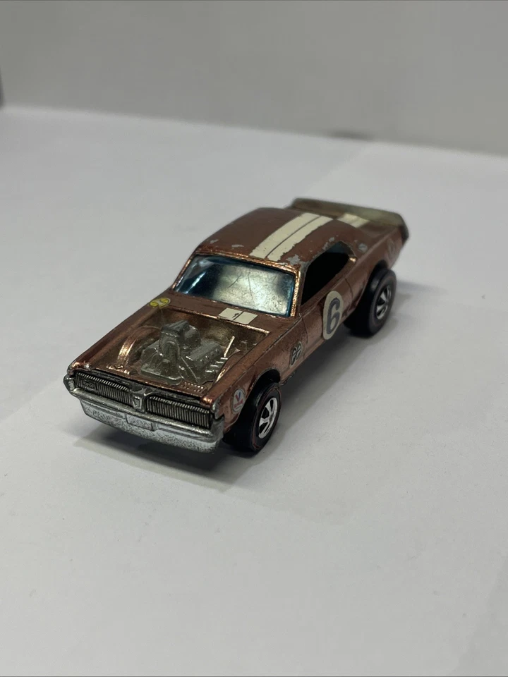 Hot Wheels Redline 1969 Nitty Gritty Kitty Copper/brown Chromey Hong Kong RARE - Image 3 of 4