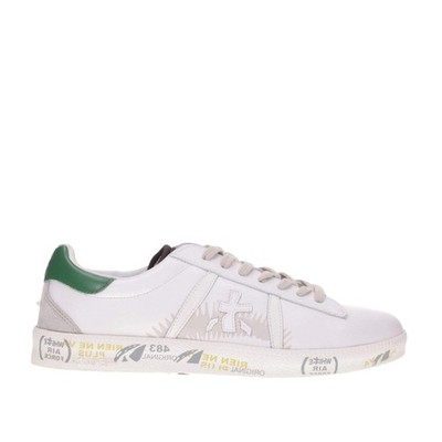 Premiata Sneaker Leder Damen weiß/grün Andy 6058