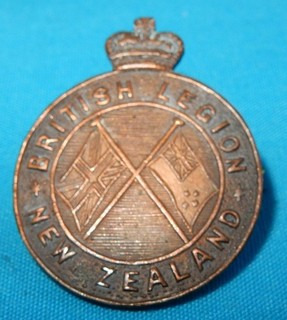 SCARCE ANTIQUE UNSEEN BRITISH LEGION NEW ZEALAND HOME FRONT WAR BADGE