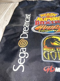 VINTAGE Sega Dreamcast Draw string bag 1999 promo Mortal Combat Ready 2 Rumble