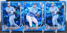 Salvador Perez - Noah Cameron 2025 Bowman Chrome Sapphire - Kansas City Royals