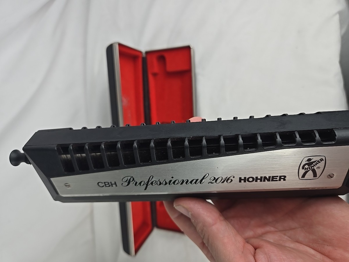 HOHNER Professional 2016 CBH Chromatic Harmonica with Case Musical