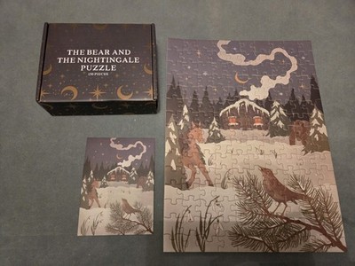 Der Bär und die Nachtigall Puzzle 150 Teile Owlcrate
