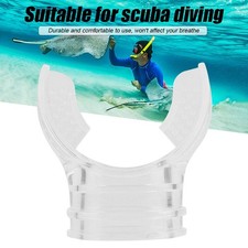 Disposable Transparent Silicone Professional Scuba Diving Standard Bite Mouthpie
