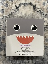 Spongelle Sea Animals SAMMY SHARK Infused Bath Body Wash Sponge Buffer 2.5oz