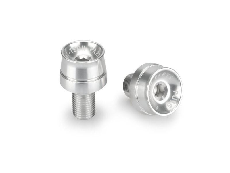 Puig Silver Speed Bar Ends - Short Universal