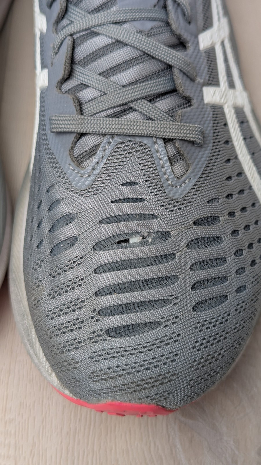 Asics Novablast Running Sneakers Shoes Sheet Gray White 1012A584 Womens Size 8 thumbnail 11