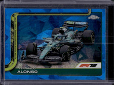 2025 Topps Chrome- F1- Sapphire- Fernando Alonso #81