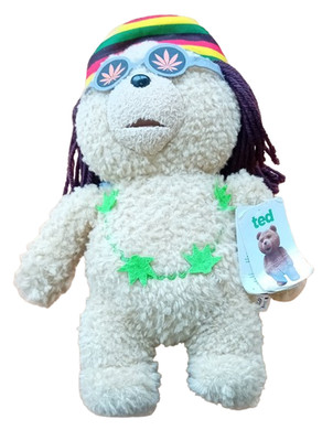 Ted der Film sprechender 12 Zoll Plüschbär ~ Rastafarian Ted 2013 mit Etikett