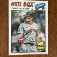 2026 Topps Heritage Roman Anthony Rookie RC Nickname Variation Roman Empire SSP