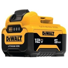 DEWALT DCB126-2 12V MAX 5.0AH Lithium-Ion Batteries - Pack of 2, Yellow