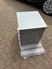 Sharps Bedrooms Solid Wood Bedside Table With 2 Drawers