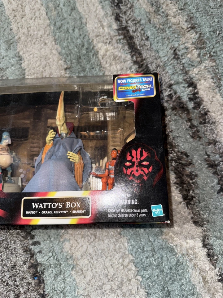 Star Wars Episodio 1 Watto's Box: Graxol Kelvyyn, Shakka & Watto (Hasbro, 1999) Foto 3 de 4