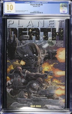 Planet Death #0 CGC 10.0 BAD Idea Not 9.8 Not 9.9