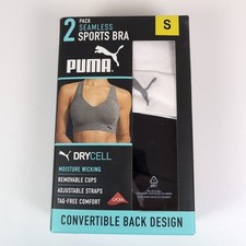 NEW PUMA Seamless Sports Bra 2-pack Women's Performance - Size Small