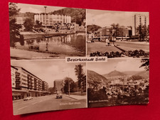 Suhl 1981. Wilhelm-Pieck-Straße. Schöne alte s/w-AK. Frankiert & gelaufen.