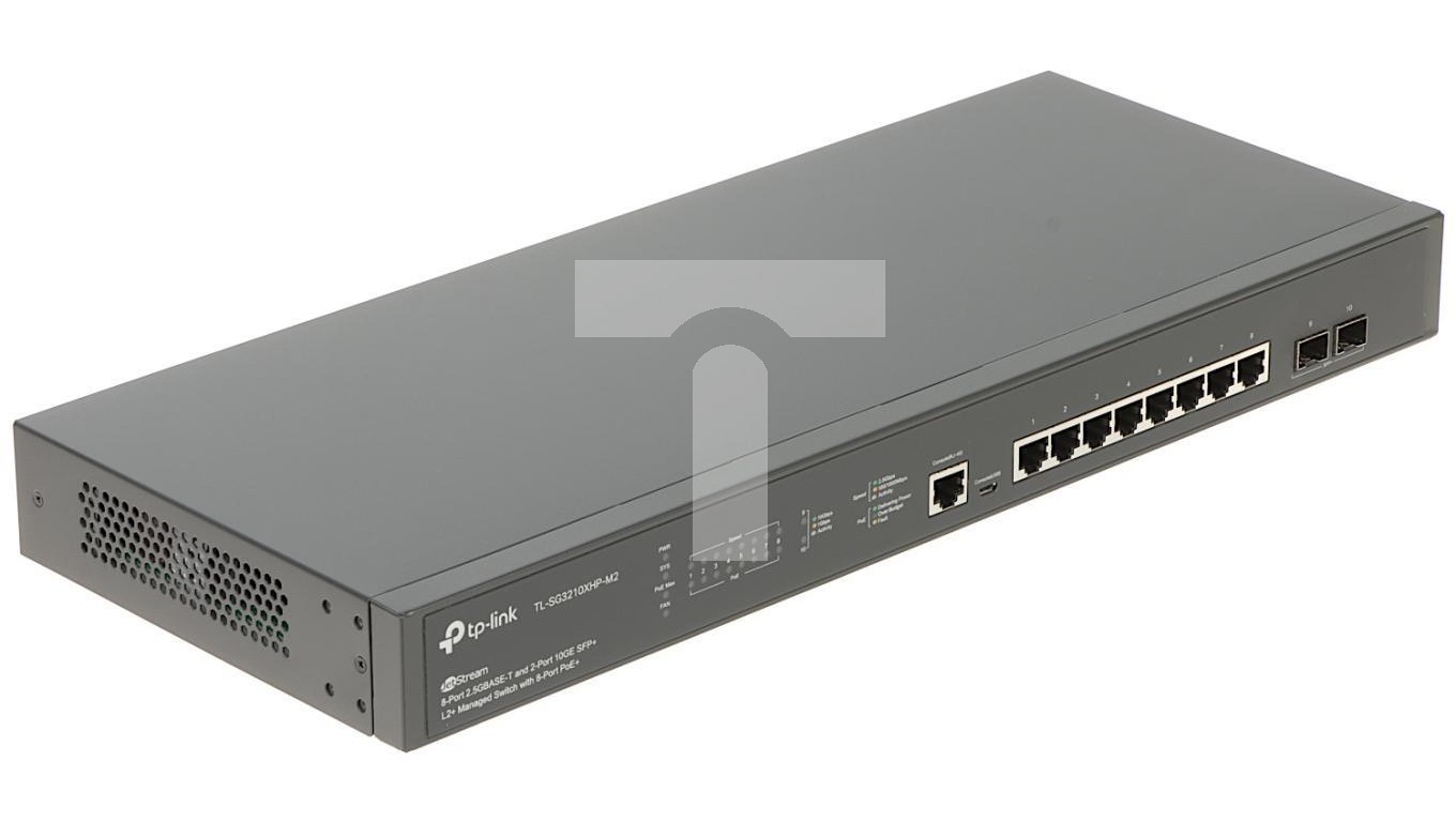 Tp Link Switch Tp-Link Tl-Sg3210xhp-M2 2,5 Gigabit Ethernet Negro , Leroy Merlin - Imagen 2