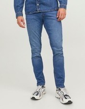 Image of JACK & JONES Mens Jeans GLENN Original Slim Tapered Fit Denim Pants