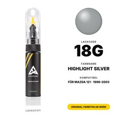 Lackstift F&uuml;r Mazda 121 18G Highlight Silver Set Lack Reparatur Stift Kit