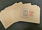 1959, 14x Vignette Block "Post Rockets Trial Launch", **/MNH