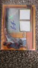 2011 Topps Finest - Zach Britton #83 Orange Refractor Rookie Autographed Dual...