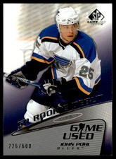 2003-04 SP Game Used John Pohl Rookie 226/600 St. Louis Blues #124