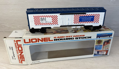LIONEL RALSTON PURINA BILLBOARD REEFER 6-9873 NIB-O & O27 Rolling Stock