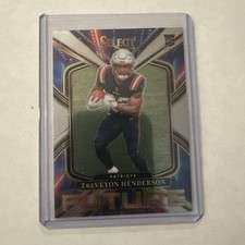2025 Panini Select Future Rookie Treveyon Henderson #15 Patriots Insert