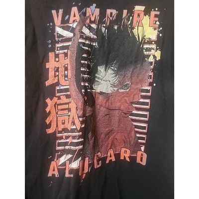 Vintage Hellsing Alucard Anime T-Shirt Large Black Tee 2000s Y2K A99 Ring Spun