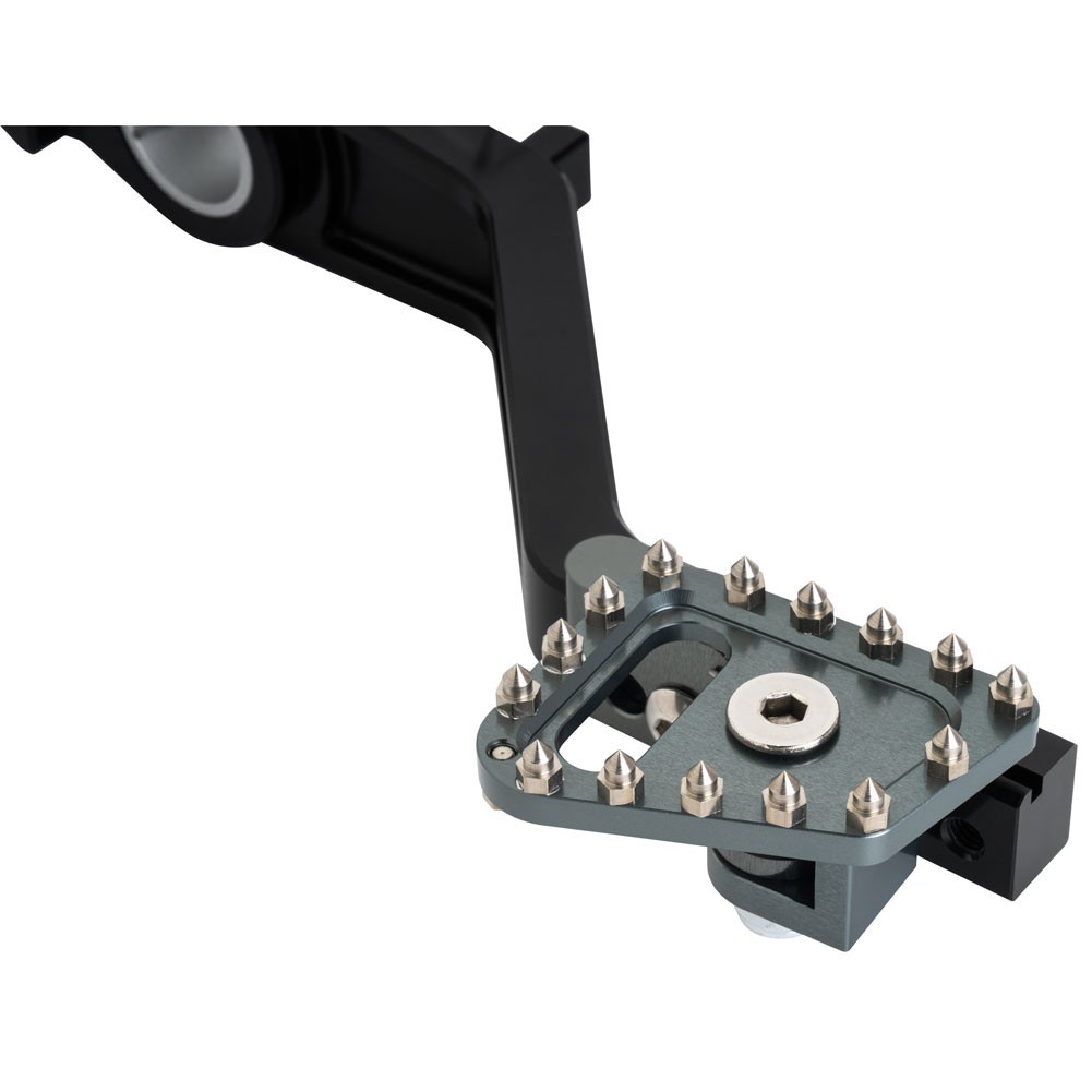 Tusk Adjustable Aluminum Brake Pedal Black Titanium BMW R1300GS 2024-2025