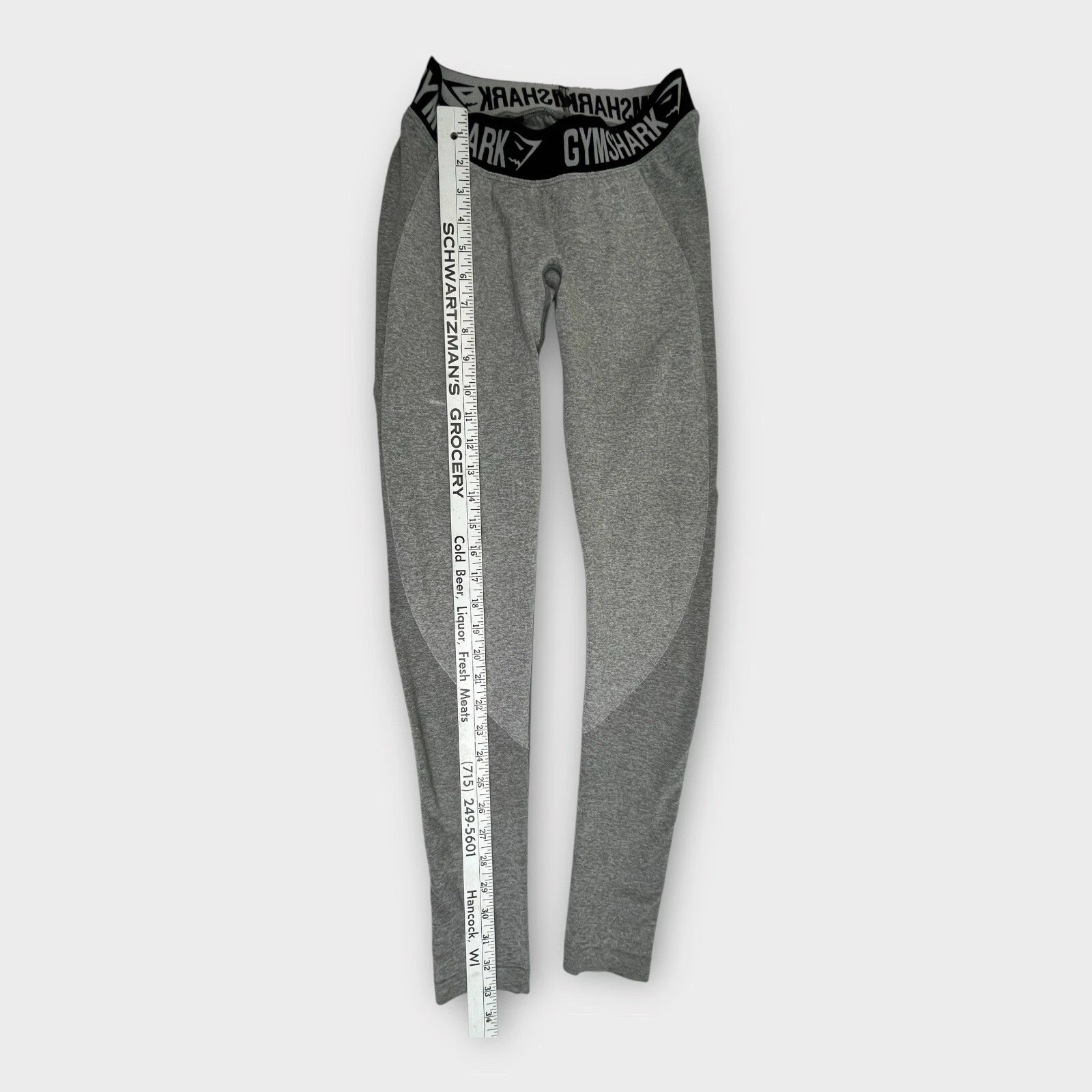 gymshark dry flex seamless logo waistband leggings