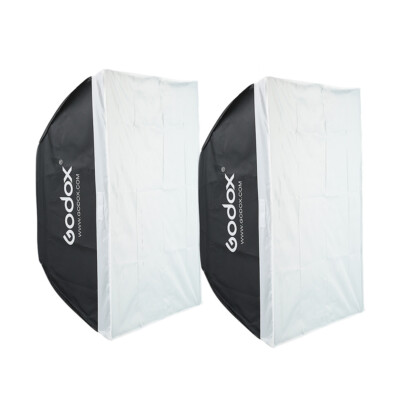 2X Godox 60*60cm Bowens Softbox mit Tragetasche