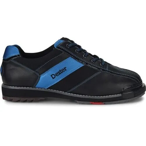 Dexter Men's SST8 Pro Black/Blue Bowling Shoes NEW Interchangeable