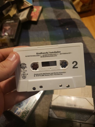 KRAFTWERK AUTOBAHN Cassette Tape 1985 80s Electronic Synth Rock Rare - Picture 6 of 6