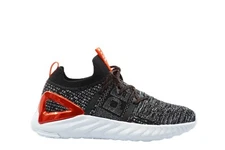 [E92577] Mens Peak Taichi 1.0 Plus Black Melange Grey Flyknit Running Sneakers