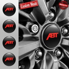 Abt Sportsline Decals 4pcs Set Wheel Cap Stickers Custom Made Rim Emblems