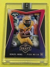 2020 Panini Instant NFL draft Denzel Mims BLACK 1/1 first Jets rookie card RC