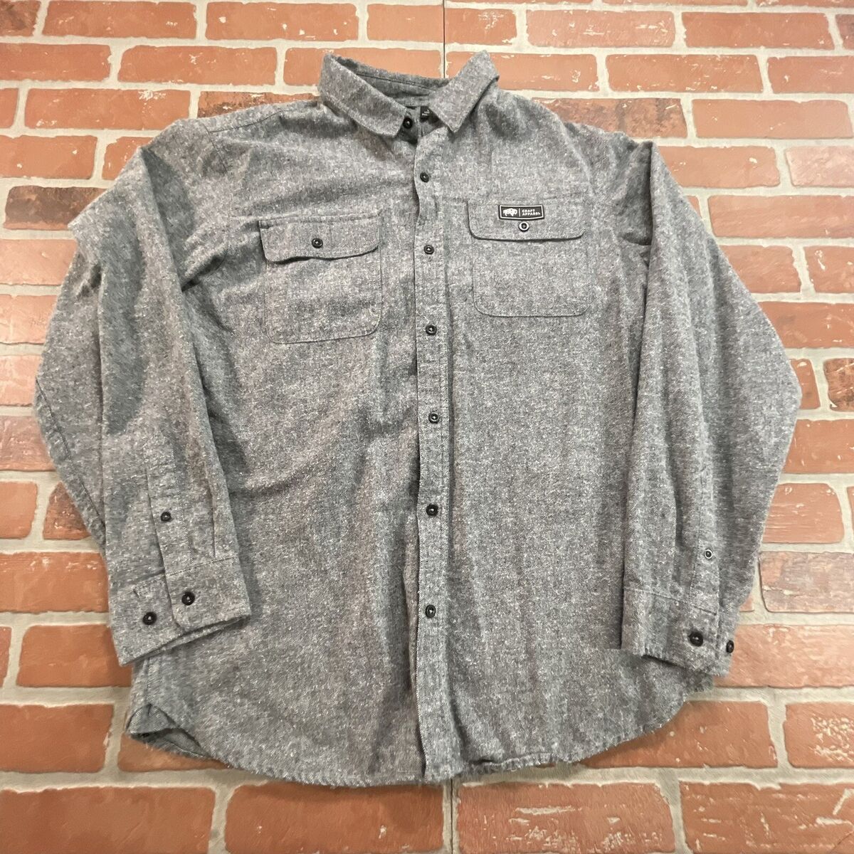1890 CRAFT APPAREL MENS LG BUTTON FLANNEL SHIRT Wyoming 1890 CRAFT APPAREL MENS LG BUTTON FLANNEL SHIRT Wyoming