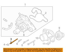 CHRYSLER OEM 03-23 1500 Classic Cooling Water Pump-Water Pump Stud 6506684AA