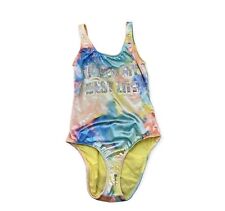 PILYQ girls multi color 1-piece swimsuit size 14 Fuzzy Soft Sparkling