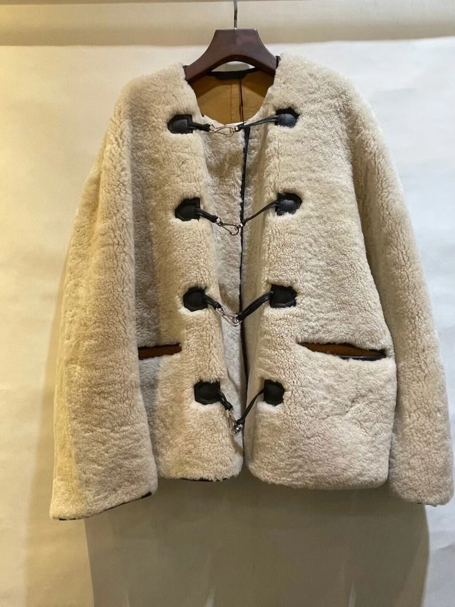 Mango faux deals shearling coat